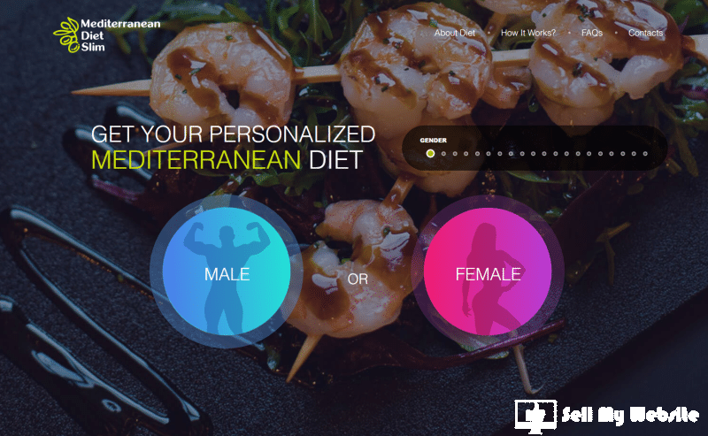 MediterraneanDietSlim.com | Website/Business for SALE!