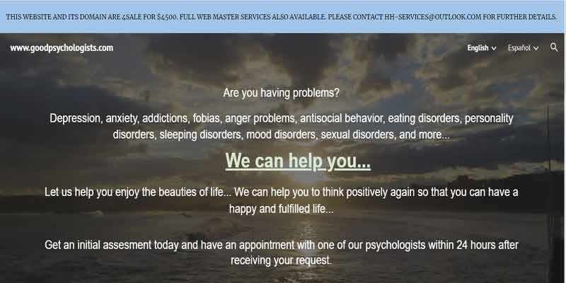 Online psychotherapy