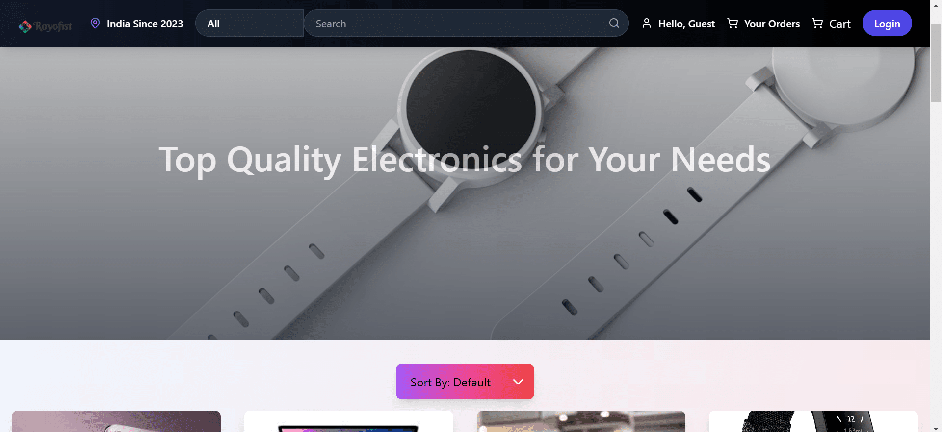 E-Commerce Website
