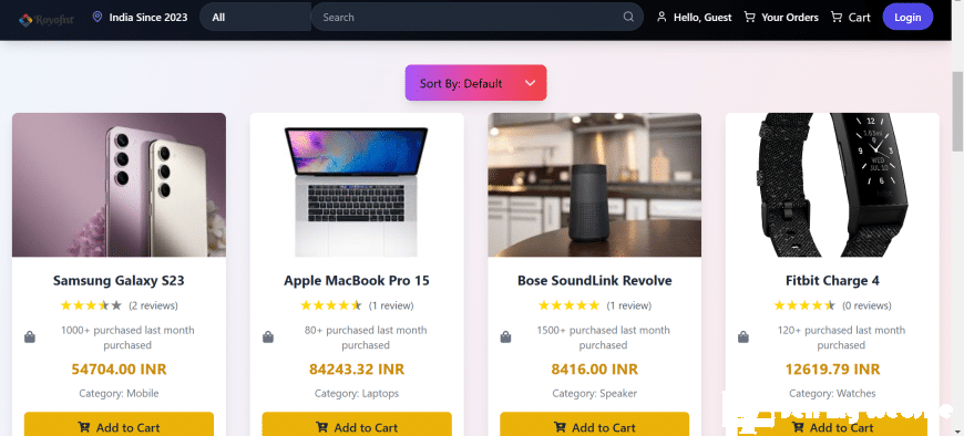 E-Commerce Website