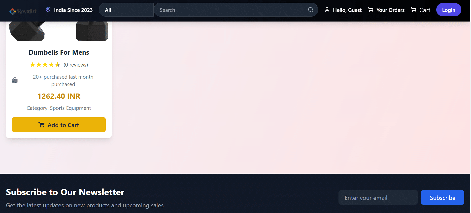 E-Commerce Website