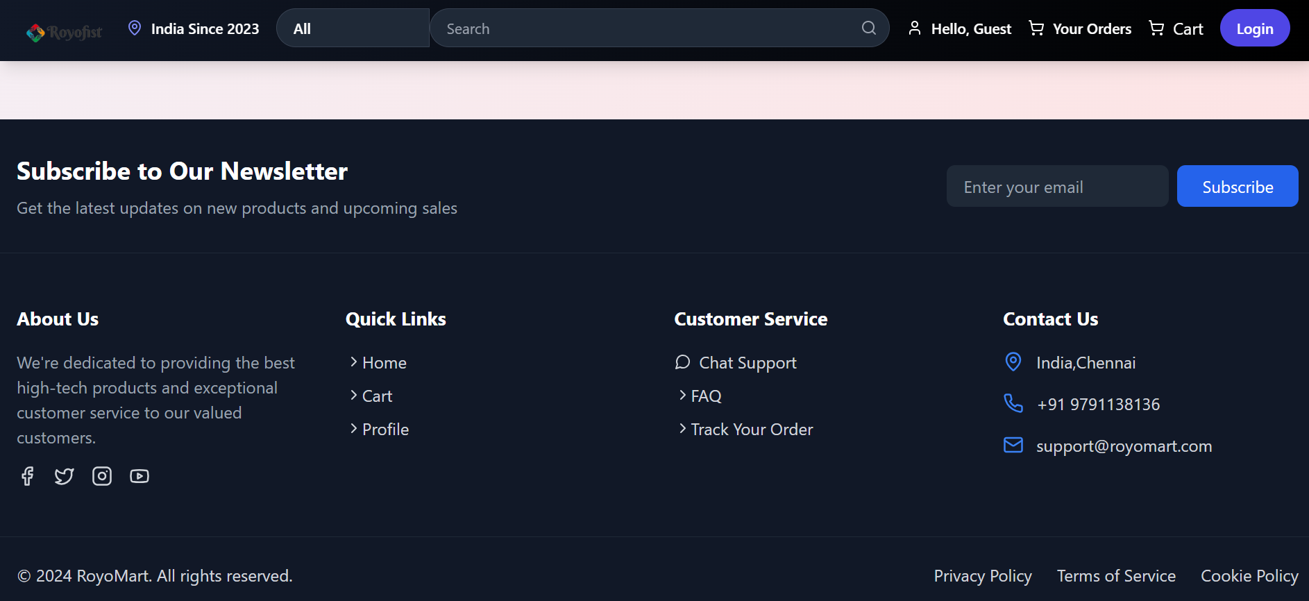 E-Commerce Website