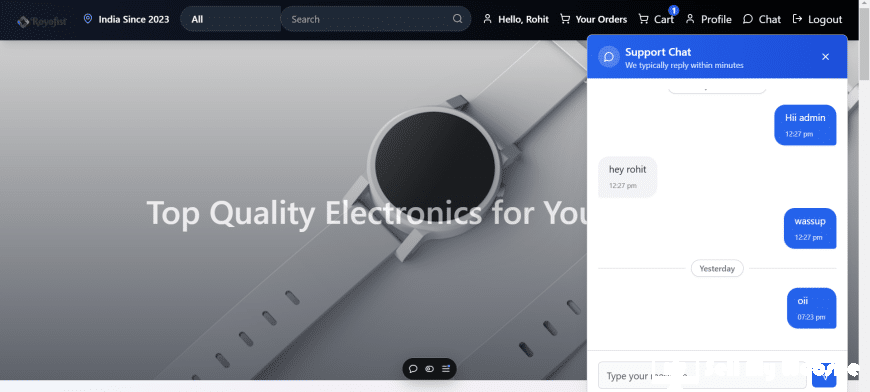 E-Commerce Website