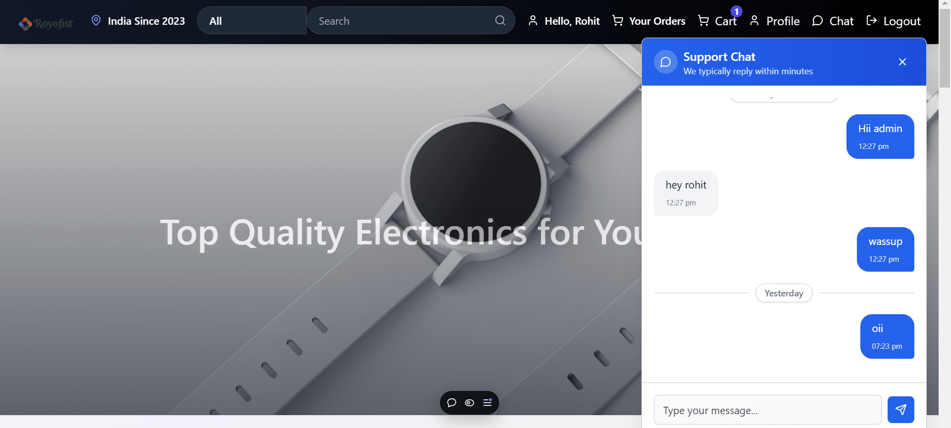 E-Commerce Website