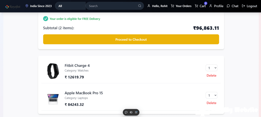 E-Commerce Website