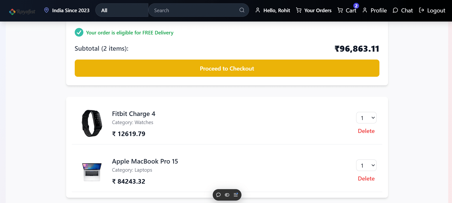 E-Commerce Website