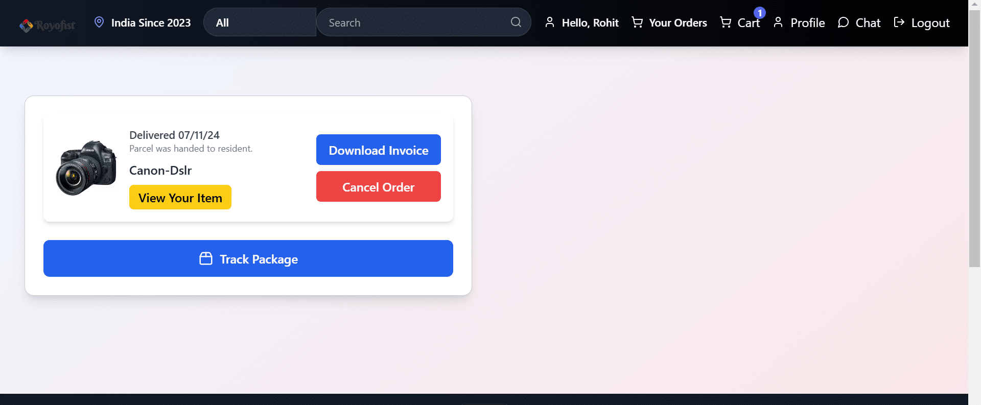 E-Commerce Website