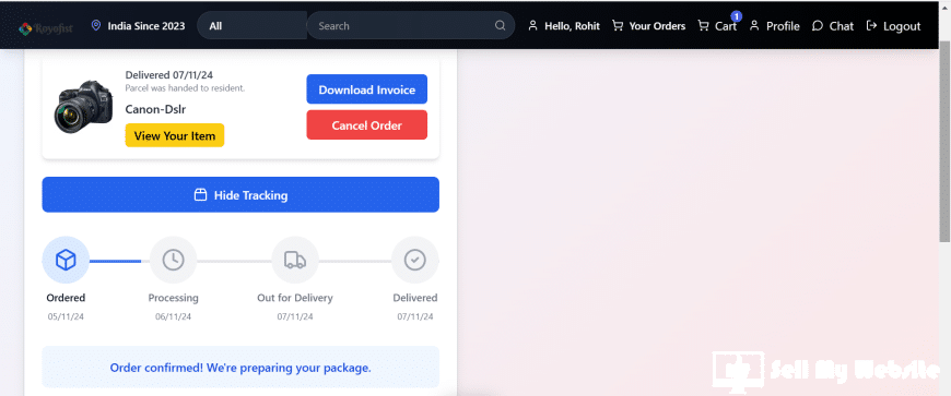 E-Commerce Website