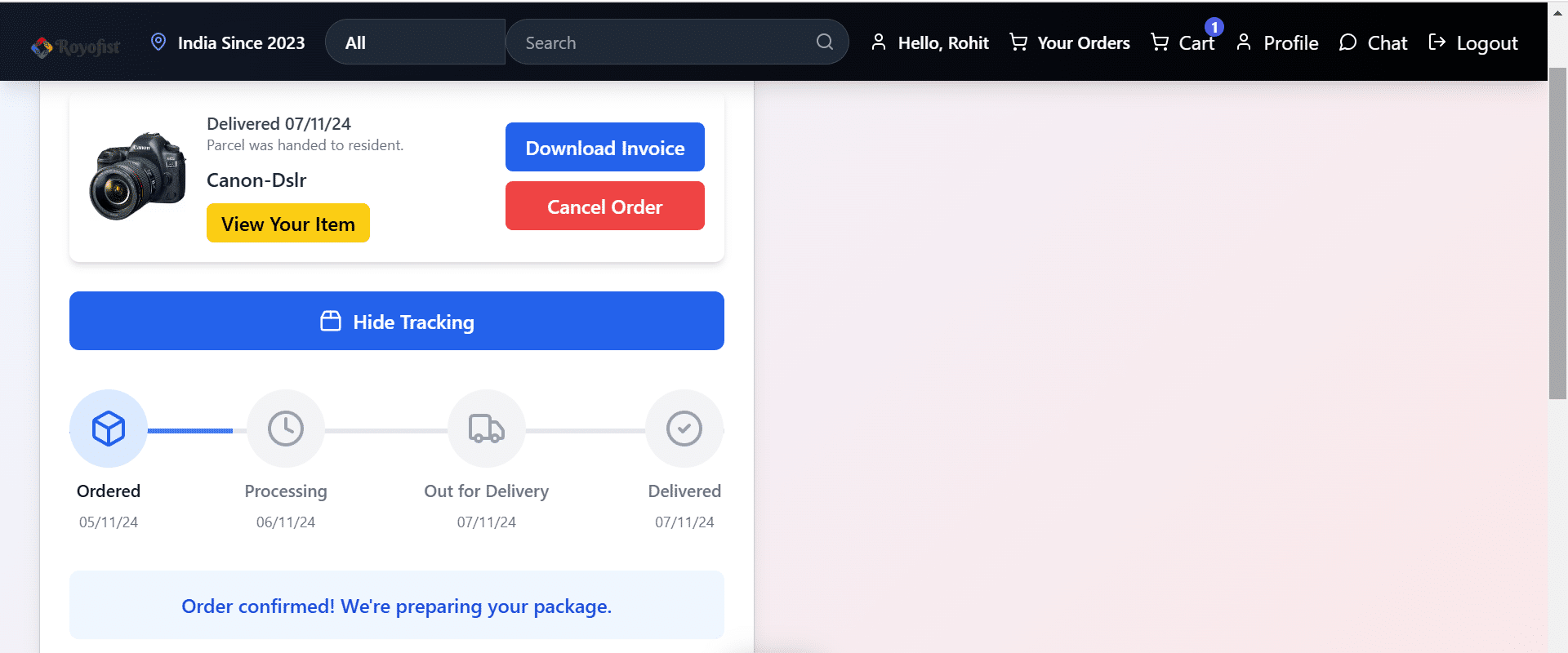 E-Commerce Website