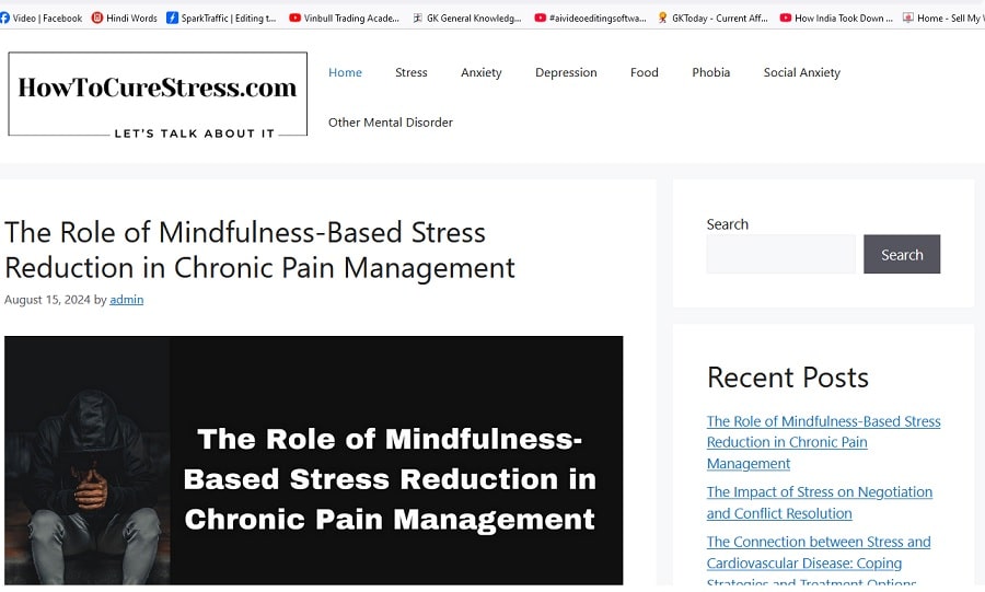 How To Cure Stress