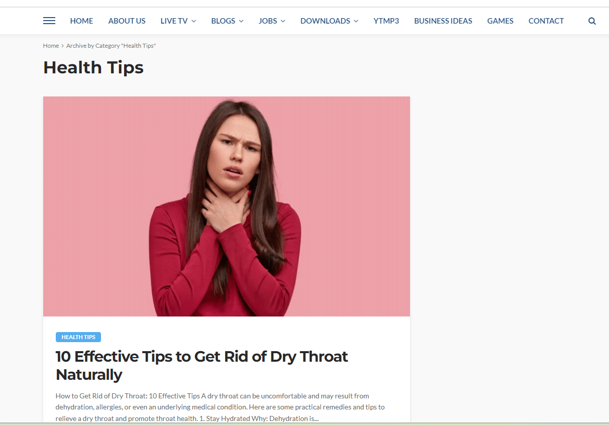 GBTrend Blog Website For Sale