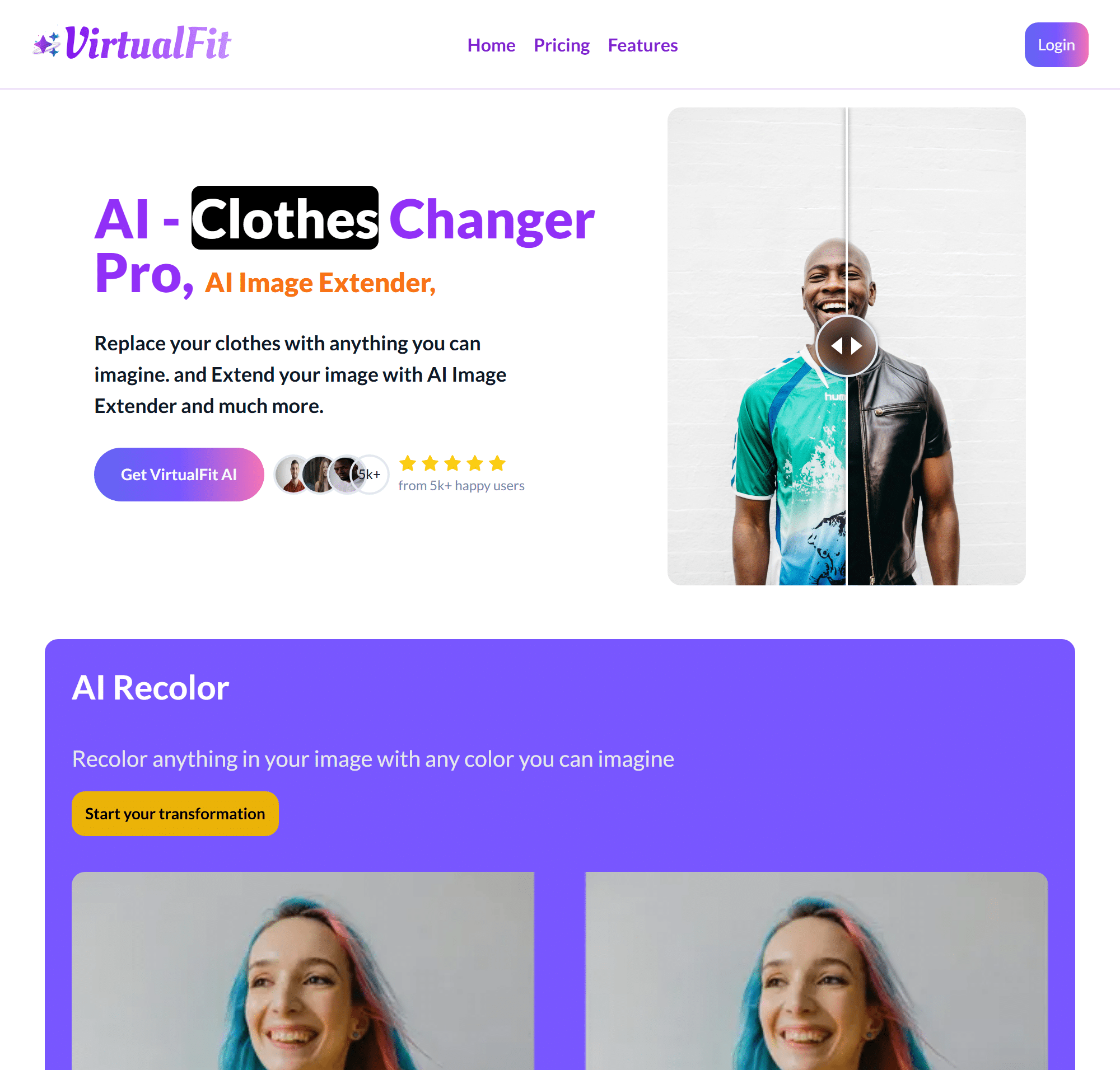 VirtualFit AI – AI Image editor